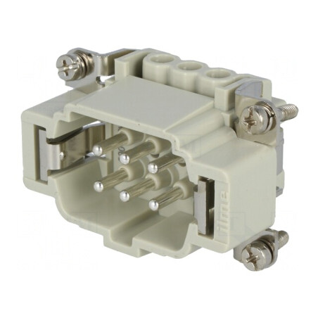 Conector HDC tată 6 pini 16A 500V | Electronic-mag.ro | Componente Electronice