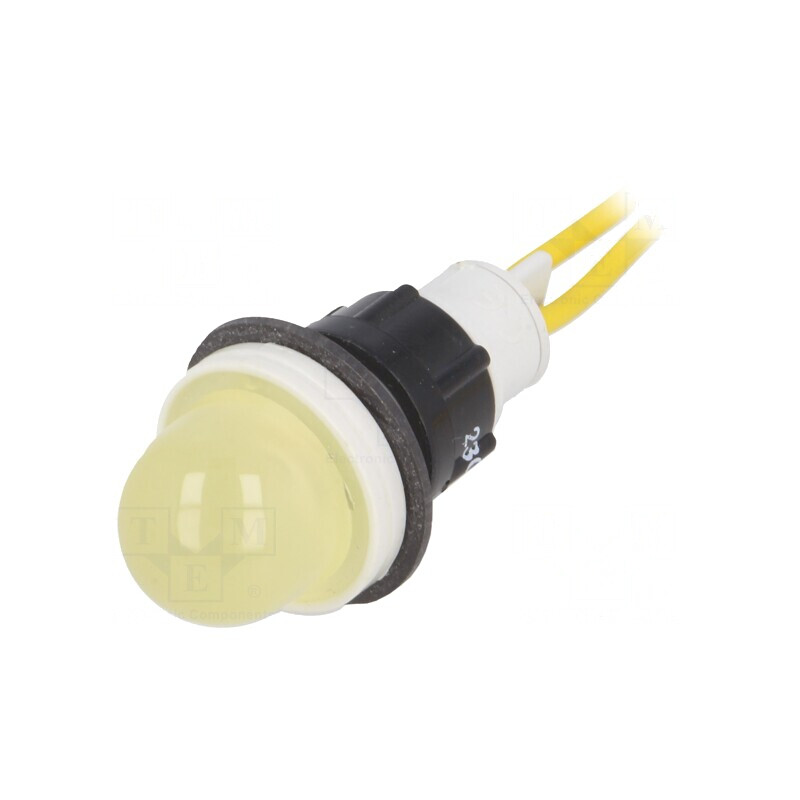 Lampa LED de Control Galbenă 230V 13mm Plastic | Electronic-mag.ro | Componente Electronice Lampa LED de Control Galbenă 230V 13mm Plastic | Electronic-mag.ro | Componente Electronice