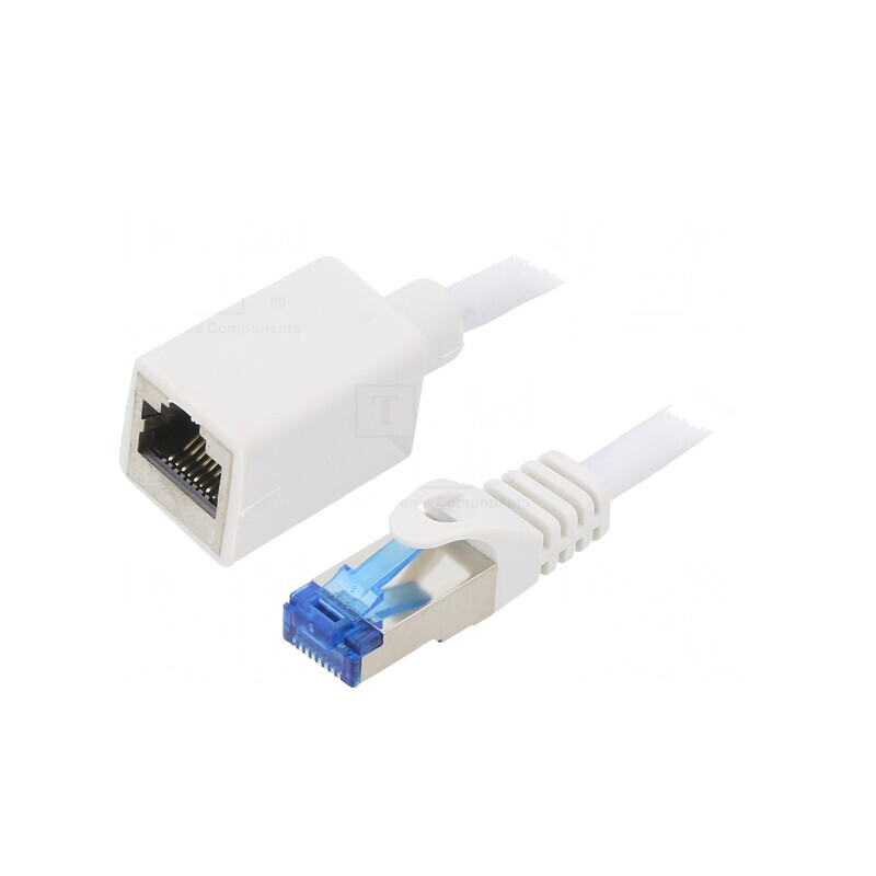 Prelungitor RJ45 S/FTP 6a Alb 1m | Electronic-mag.ro | Componente Electronice Prelungitor RJ45 S/FTP 6a Alb 1m | Electronic-mag.ro | Componente Electronice