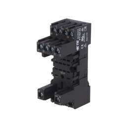 Stativ pentru șină DIN cu cleme și șurub 250VAC 14 12A | Electronic-mag.ro | Componente Electronice