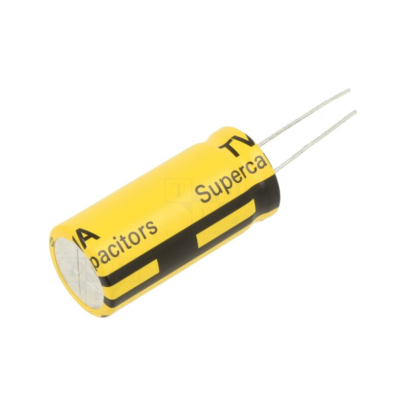 Supercondensator THT 60F 3VDC 18.5x42mm | Electronic-mag.ro | Componente Electronice