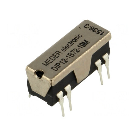 Releu Senzor Reed SPST-NC 12VDC 1A 200VDC 145mW | Electronic-mag.ro | Componente Electronice