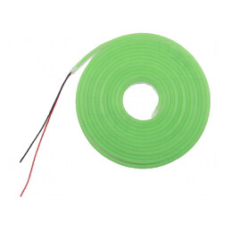 Bandă LED Neon Verde 24V IP65 8W/m | Electronic-mag.ro | Componente Electronice
