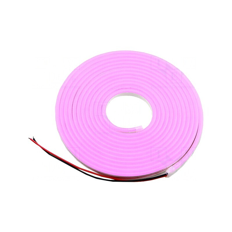 Bandă LED NEON Roz 24V 8W/m IP65 | Electronic-mag.ro | Componente Electronice