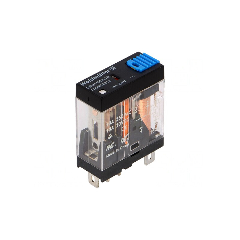 Releu Electromagnetic SPDT 24VDC 10A | Electronic-mag.ro | Componente Electronice