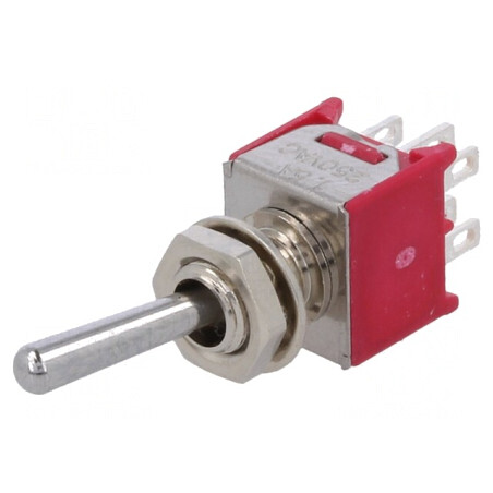Comutator Basculant DPDT ON-ON 3A 125VAC/28VDC | Electronic-mag.ro | Componente Electronice