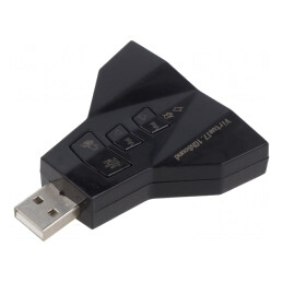 Card Extensie PC Audio Bluetooth 5.0 Stereo 7.1 USB 2.0 30m | Electronic-mag.ro | Componente Electronice