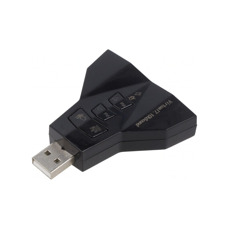 Card Extensie PC Audio Bluetooth 5.0 Stereo 7.1 USB 2.0 30m | Electronic-mag.ro | Componente Electronice