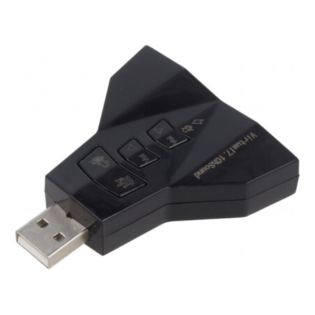 Card Extensie PC Audio Bluetooth 5.0 Stereo 7.1 USB 2.0 30m | Electronic-mag.ro | Componente Electronice