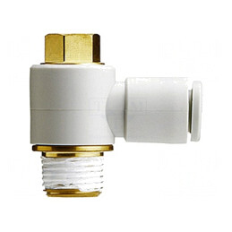 Racord Push-In Unghi 90° Filetat 1-10 bar 5-60°C | Electronic-mag.ro | Componente Electronice