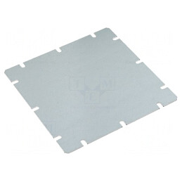 Placă de montare oțel 148x148x1.5mm MNX | Electronic-mag.ro | Componente Electronice