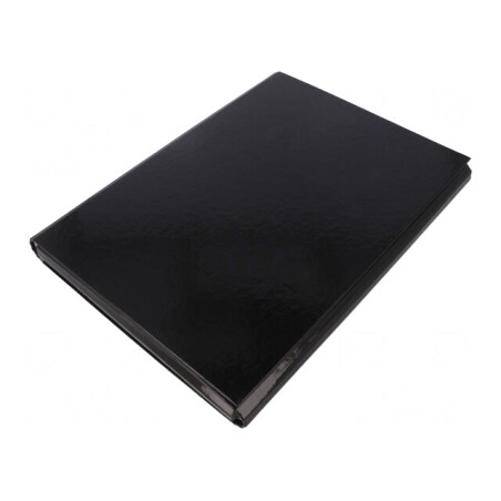 Mapă A4 Neagră cu Închidere Velcro | Electronic-mag.ro | Componente Electronice