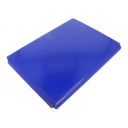 Mapă A4 Bleumarin cu Închidere Velcro | Electronic-mag.ro | Componente Electronice