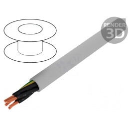 Cablu ÖLFLEX 191 7x1.5mm² Gri Necranat 300/500V | Electronic-mag.ro | Componente Electronice