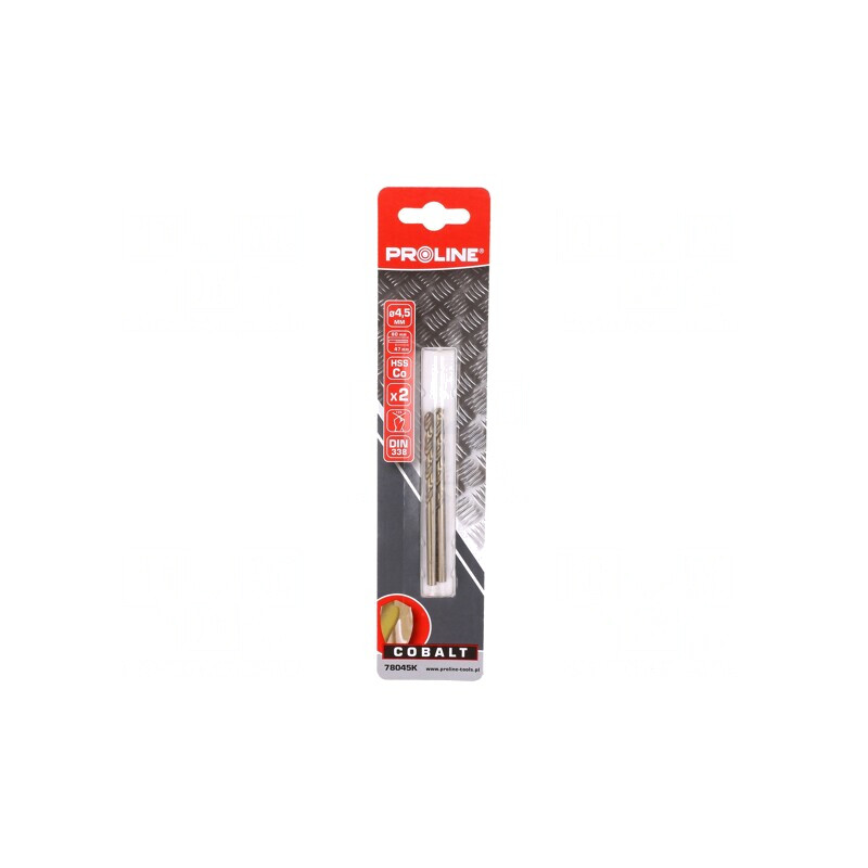 Burghiu Metal 4.5mm HSS-Co 2 Buc. | Electronic-mag.ro | Componente Electronice