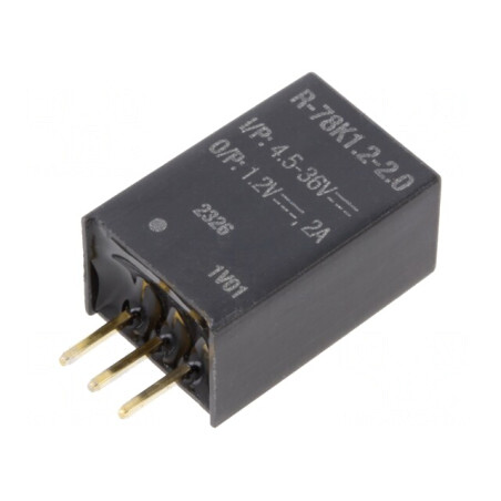 Convertor DC/DC 4.5-36V la 1.2V 2A SIP3 THT | Electronic-mag.ro | Componente Electronice