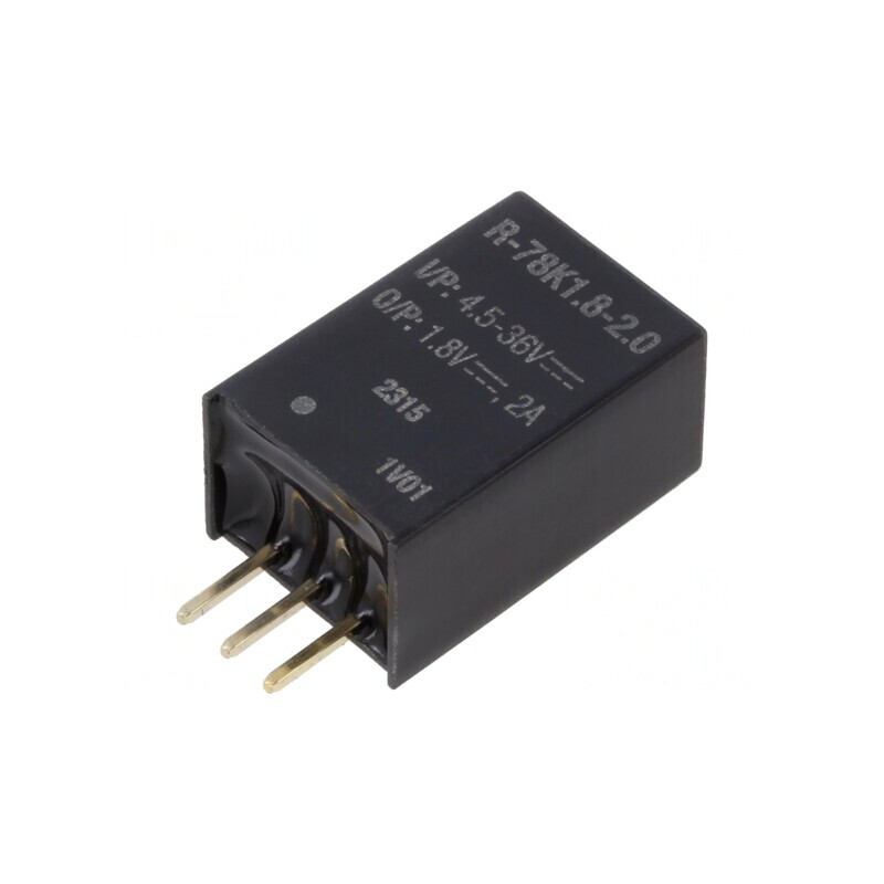 Convertor DC/DC 4,5-36V la 1,8V 2A | Electronic-mag.ro | Componente Electronice Convertor DC/DC 4,5-36V la 1,8V 2A | Electronic-mag.ro | Componente Electronice
