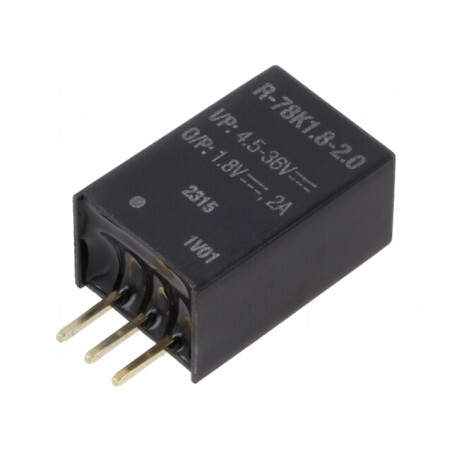 Convertor DC/DC 4,5-36V la 1,8V 2A | Electronic-mag.ro | Componente Electronice