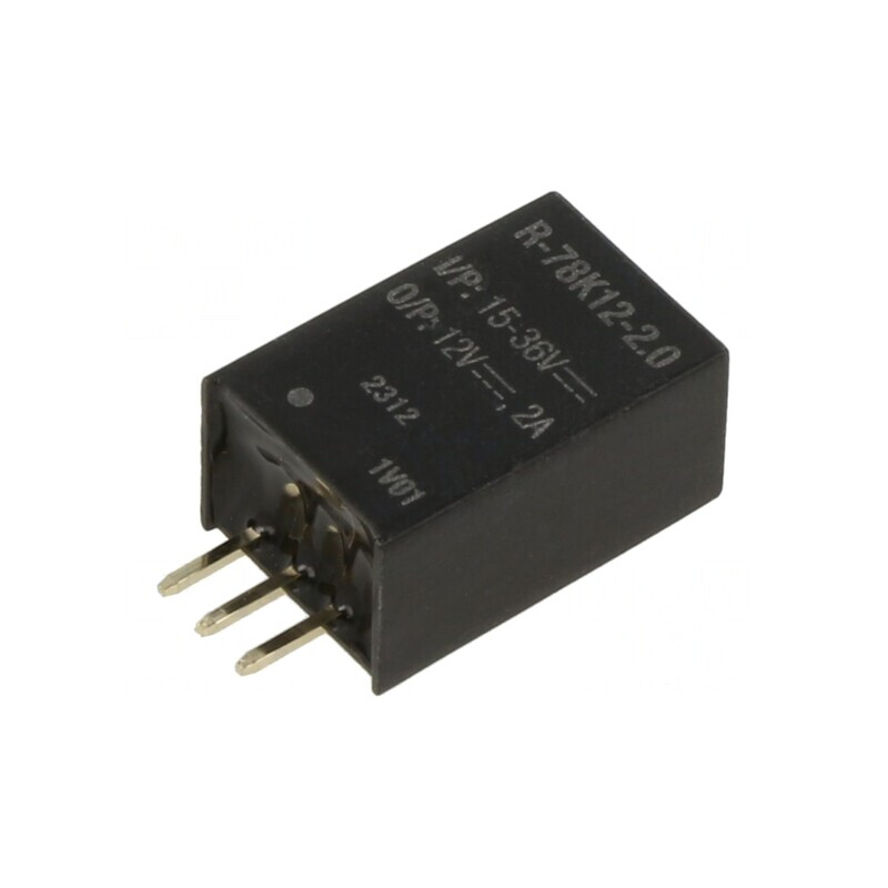Convertor DC/DC 14-36V la 12V 2A SIP3 THT | Electronic-mag.ro | Componente Electronice