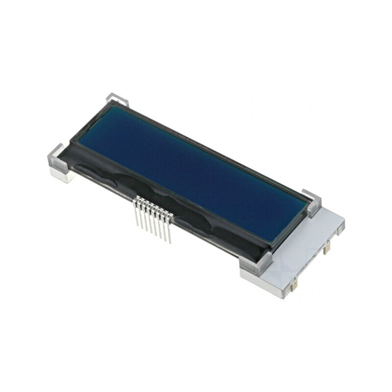 Display LCD Alfanumeric 16x2 STN Negativ LED Albastru | Electronic-mag.ro | Componente Electronice