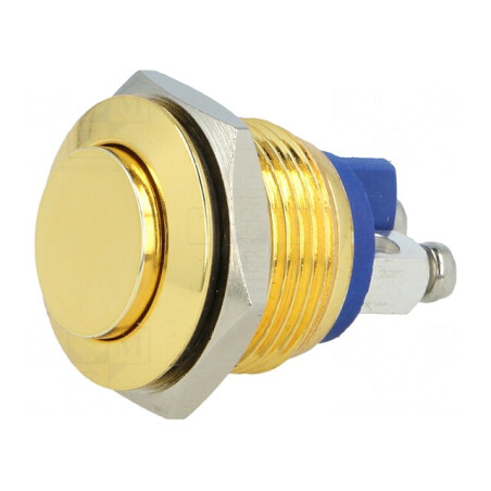 Comutator Anti-Vandalism SPST-NO 2A 36VDC IP65 16mm | Electronic-mag.ro | Componente Electronice