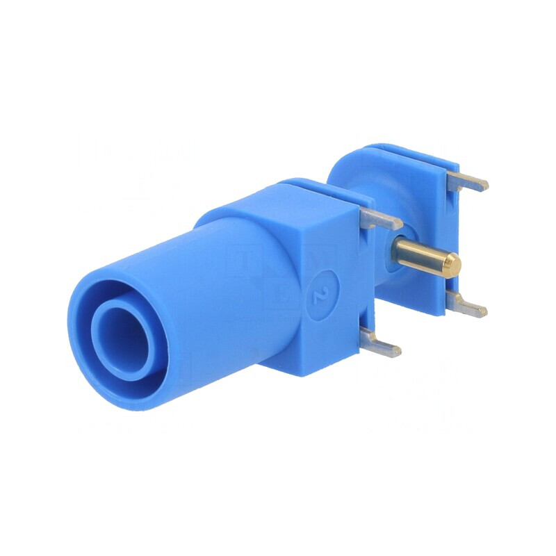 Soclu Banană 4mm 24A Albastru Aurit pentru PCB și Panou | Electronic-mag.ro | Componente Electronice Soclu Banană 4mm 24A Albastru Aurit pentru PCB și Panou | Electronic-mag.ro | Componente Electronice