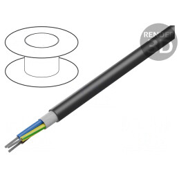 Cablu Electric HELUTHERM 145 MULTI 3G1mm² Cu PO Negru | Electronic-mag.ro | Componente Electronice