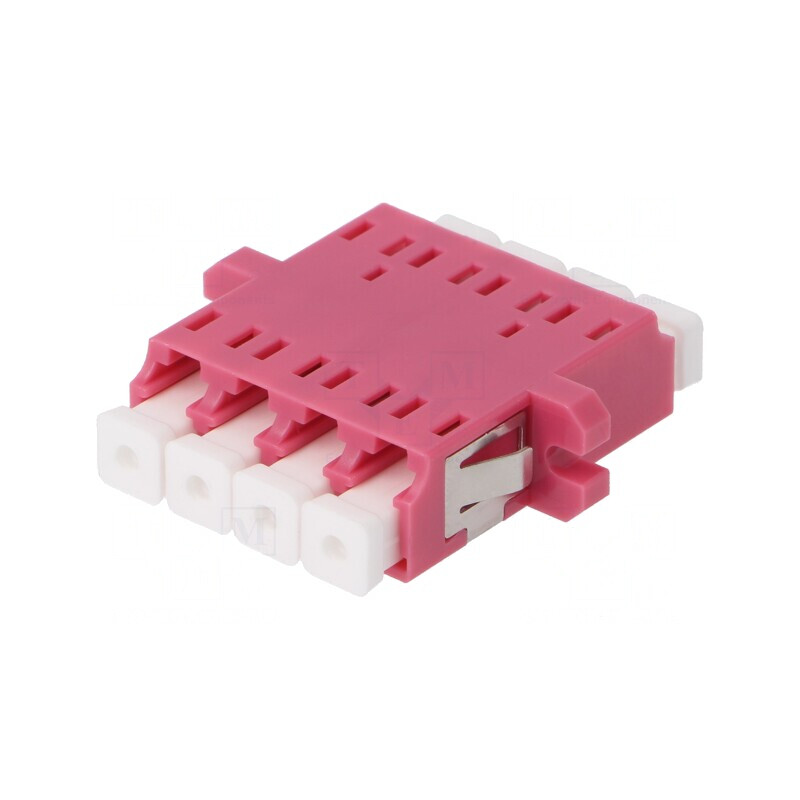 Conector Fibră Optică Multimod Quad LC Mamă | Electronic-mag.ro | Componente Electronice