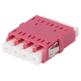 Conector Fibră Optică Quad Multimod LC Mamă | Electronic-mag.ro | Componente Electronice