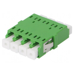 Conector Fibră Optică Cuplă Monomod Quad LCA Mamă