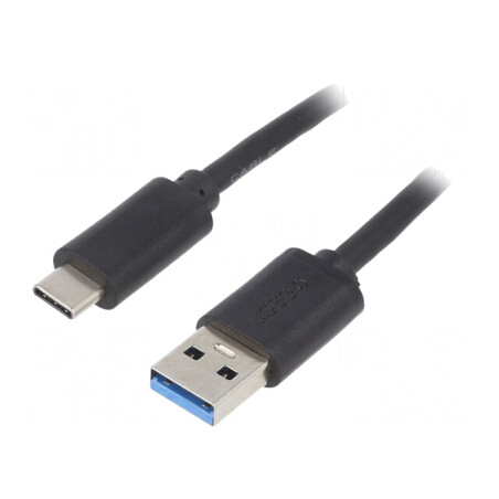 Cablu USB 3.1 A la C 1,8m Negru | Electronic-mag.ro | Componente Electronice