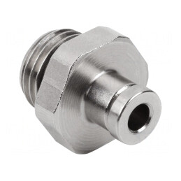 Racord Push-In Drept G1/4-AG 4mm Alamă Nichelată | Electronic-mag.ro | Componente Electronice