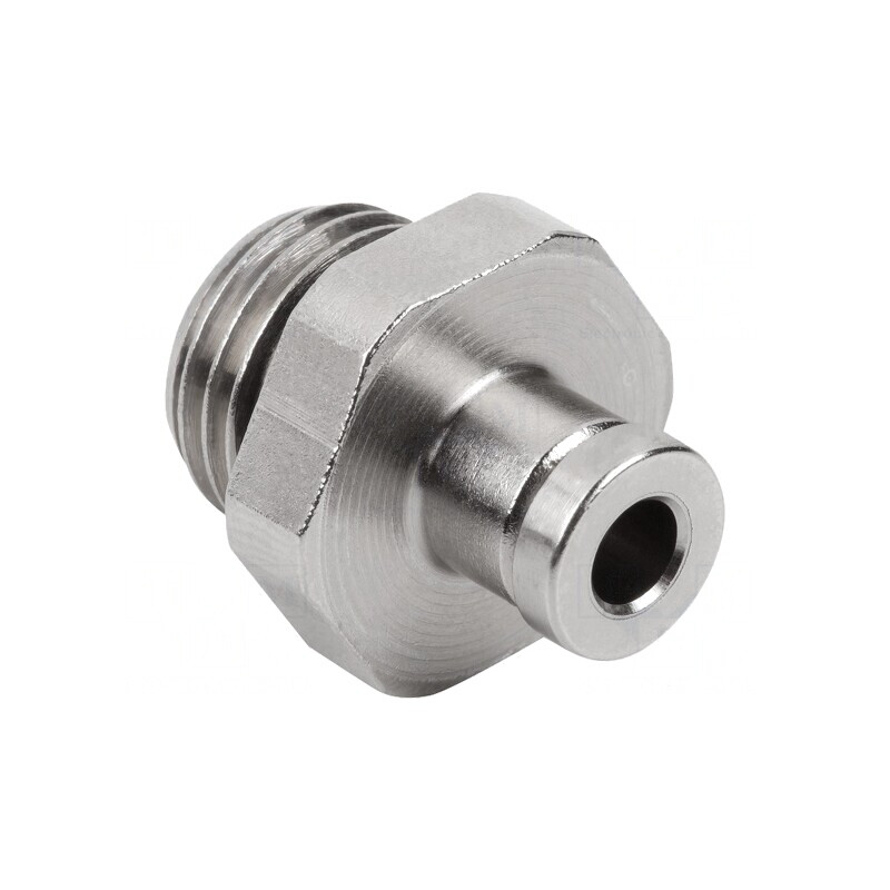 Racord Push-In Drept G1/4-AG 4mm Alamă Nichelată | Electronic-mag.ro | Componente Electronice