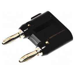 Conector Banană Negru 4mm 15A 5kV | Electronic-mag.ro | Componente Electronice