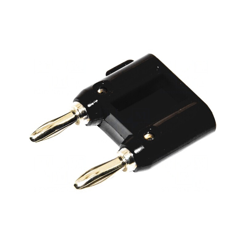Conector Banană Negru 4mm 15A 5kV | Electronic-mag.ro | Componente Electronice