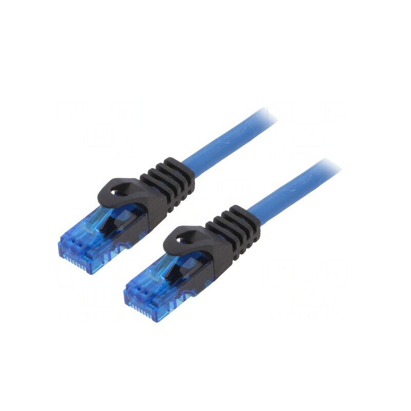 Patch cord U/UTP 6a albastru 3m 24AWG | Electronic-mag.ro | Componente Electronice