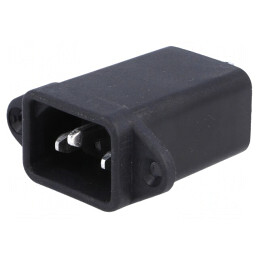 Conector Alimentare AC IEC 60320 1A 250V Lipire | Electronic-mag.ro | Componente Electronice