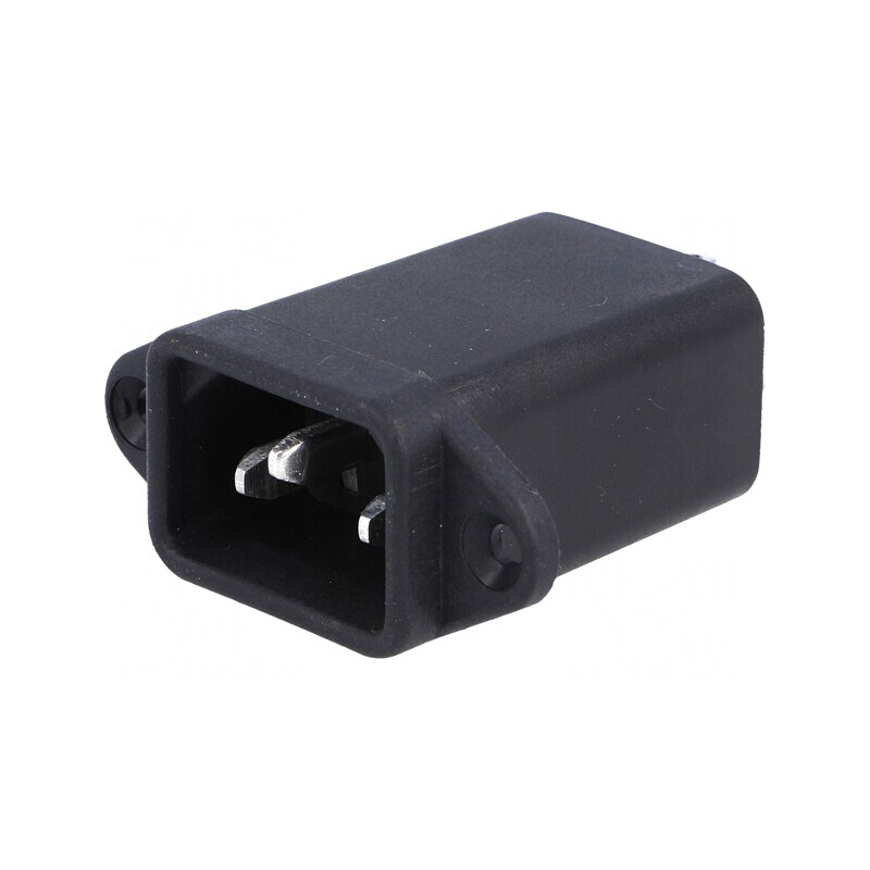 Conector Alimentare AC IEC 60320 1A 250V Lipire | Electronic-mag.ro | Componente Electronice