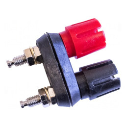 Conector Banană 4mm Negru 30A Panou Duble | Electronic-mag.ro | Componente Electronice