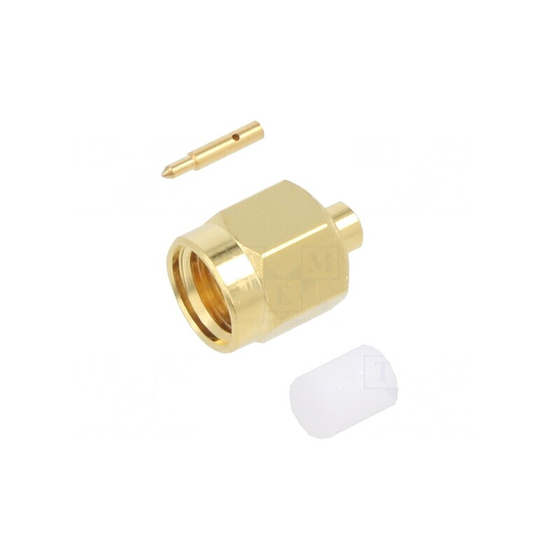 Mufă SMA tată drept 50Ω aurit alamă pentru cablu PTFE | Electronic-mag.ro | Componente Electronice Mufă SMA tată drept 50Ω aurit alamă pentru cablu PTFE | Electronic-mag.ro | Componente Electronice