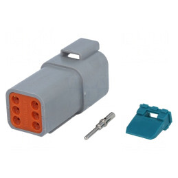 Conector Cablu AT 6-Pin Crimpat | Electronic-mag.ro | Componente Electronice