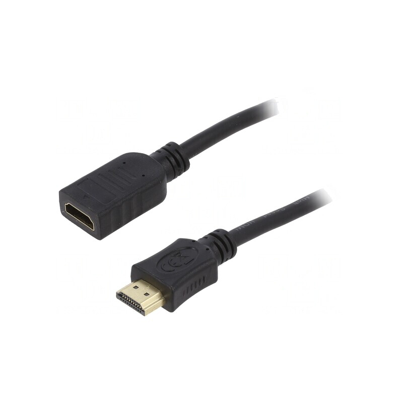 Cablu HDMI 2.0 3m Negru PVC | Electronic-mag.ro | Componente Electronice