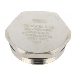 Capac de Protecție PG21 IP68 Alamă cu Sigiliu | Electronic-mag.ro | Componente Electronice
