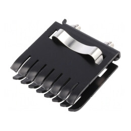 Radiator Extrudat Negru 44,5mm TO218/TO220/TO247 | Electronic-mag.ro | Componente Electronice
