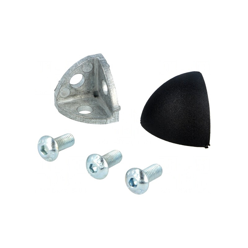 Colțar Aluminiu pentru Profile 20mm 5mm Lățime | Electronic-mag.ro | Componente Electronice