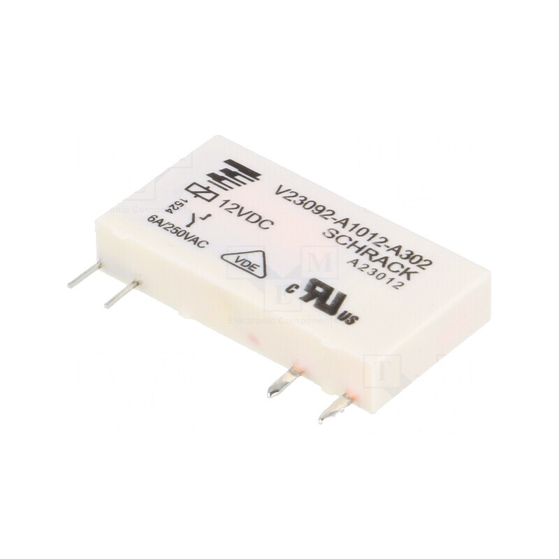Releu Electromagnetic SPST-NO 12V 6A | Electronic-mag.ro | Componente Electronice