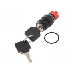 Întrerupător cu Cheie SPDT Ø16mm 2 Pini | Electronic-mag.ro | Componente Electronice