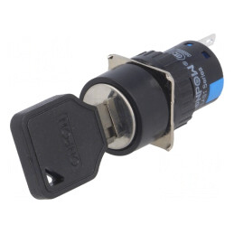 Întrerupător cu cheie SPDT 2 Pini Ø16mm | Electronic-mag.ro | Componente Electronice