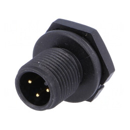 Soclu M12 3-Pin Tată IP68 DeviceNet CANopen | Electronic-mag.ro | Componente Electronice