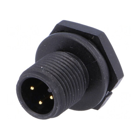 Soclu M12 3-Pin Tată IP68 DeviceNet CANopen | Electronic-mag.ro | Componente Electronice